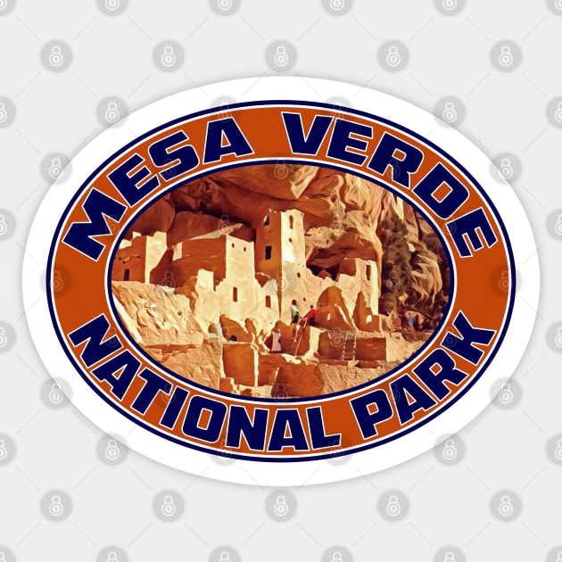 Mesa Verde National Park Colorado Sticker by TravelTime